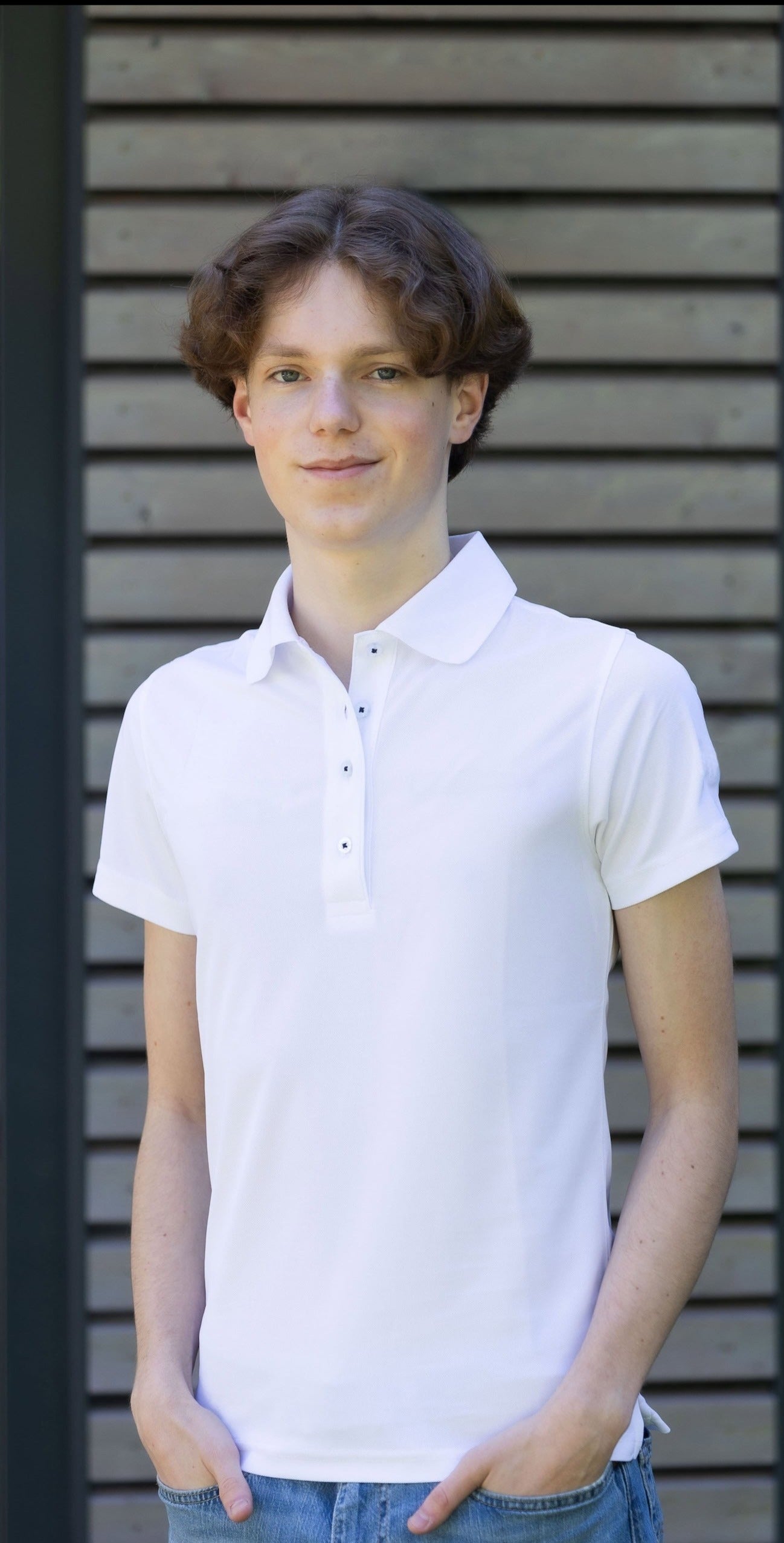Poloshirt - Herren - Weiß