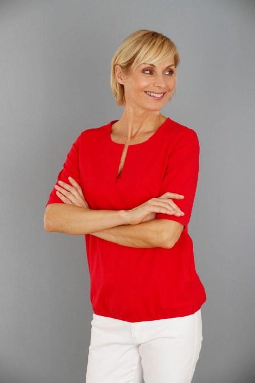 Aniko - Rot - Blusenshirt