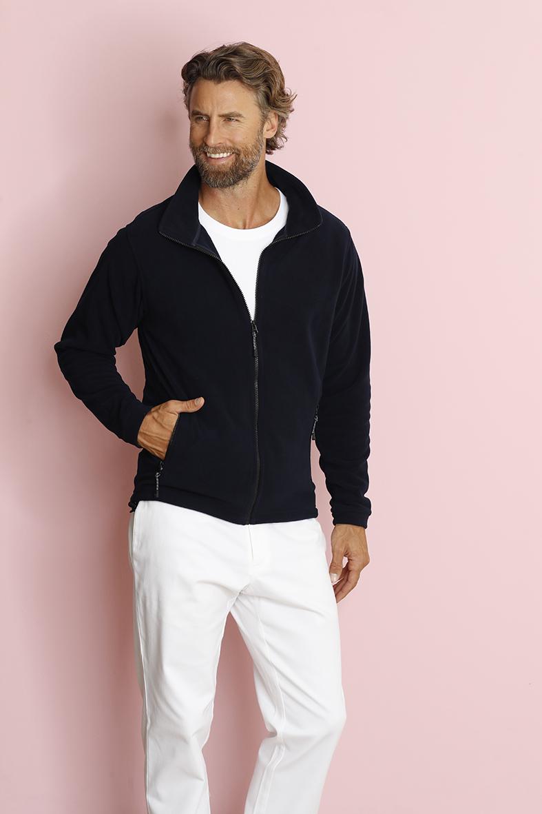 Claude - Marine - Fleece-Jacke