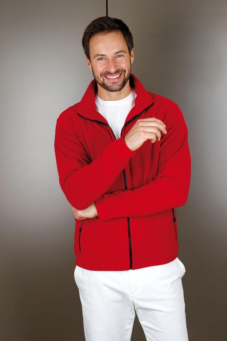 Claude - Rot - Fleece-Jacke