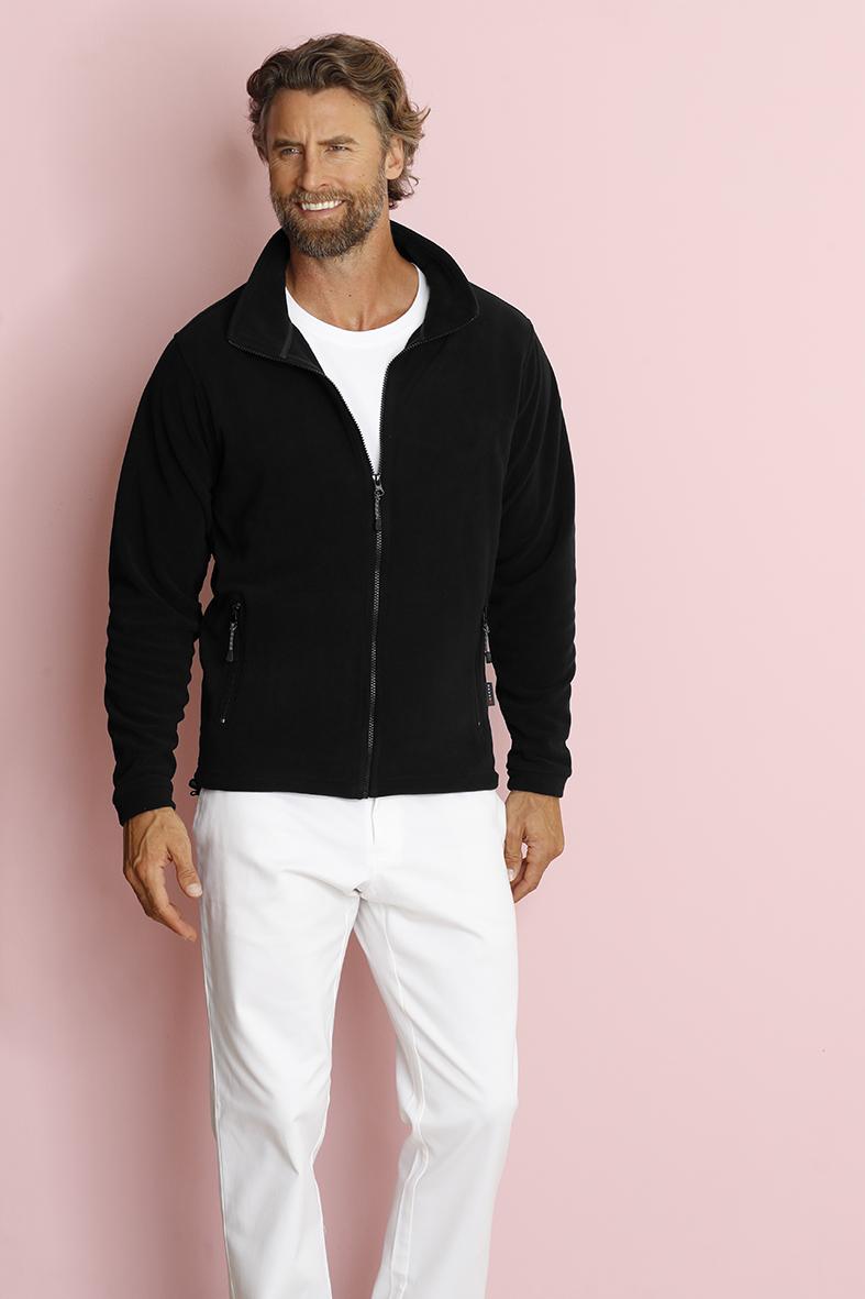 Claude - Schwarz - Fleece-Jacke