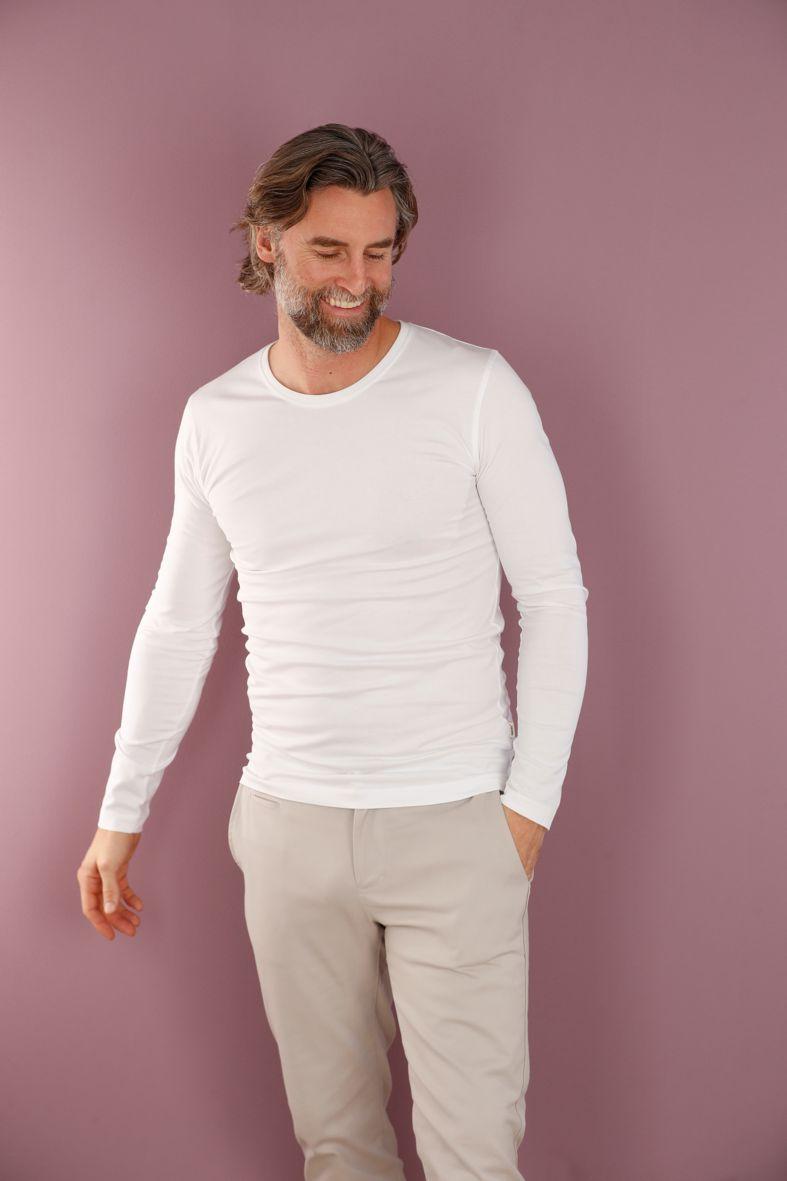 Evan - Weiss - Longsleeve