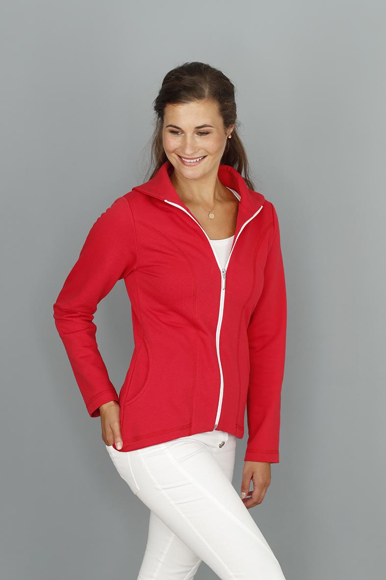 Moira - Rot - Sweatjacke