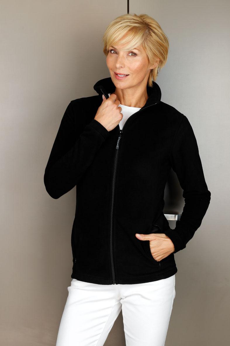 Montreal - Schwarz - Fleece-Jacke