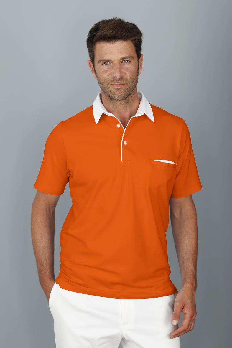 Saturn - Orange - Poloshirt