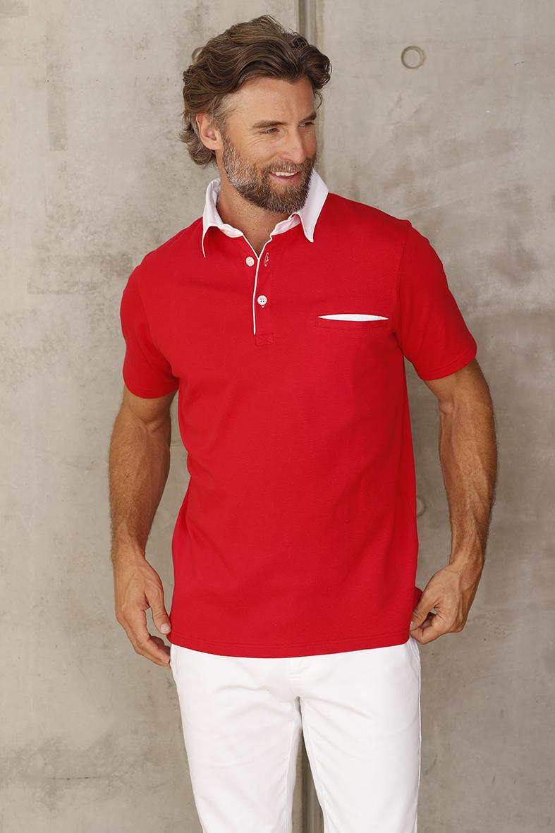 Saturn - Rot - Poloshirt