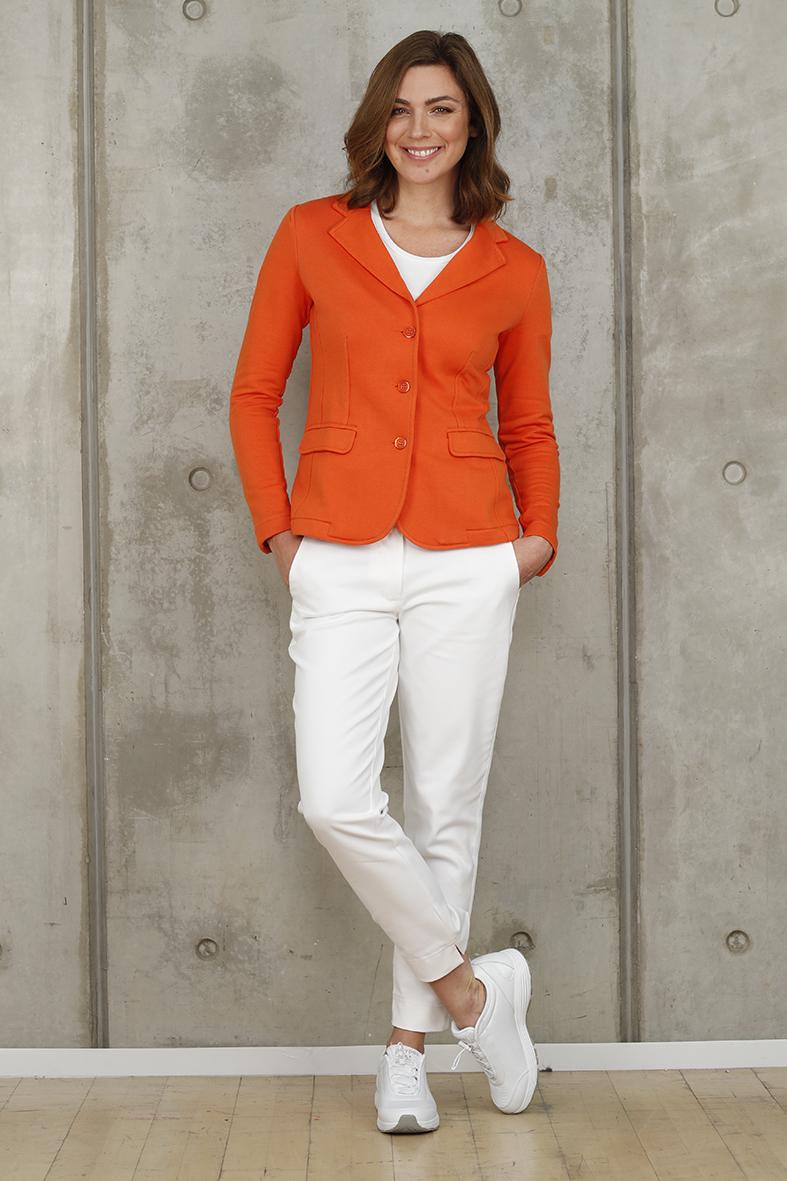 Sonya - Orange - Damen-Sweatblazer