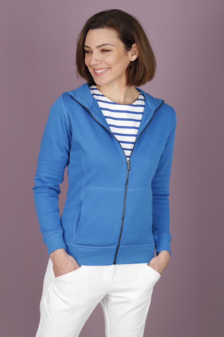 Thisa - Kobalt - Kapuzenjacke