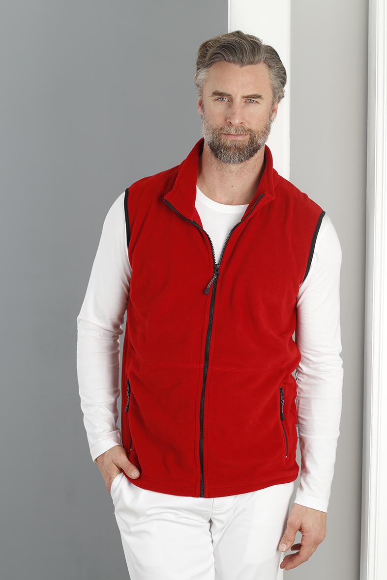 Cortina - Rot - Fleece-Weste