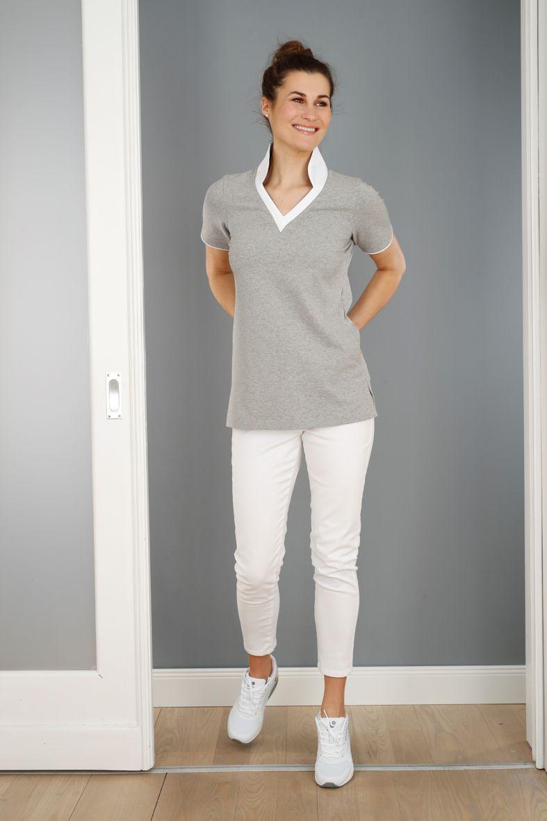 Eliza - Graumelange - Longshirt