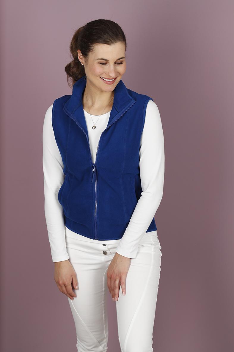 Helsinki - Kobalt - Fleece-Weste 
