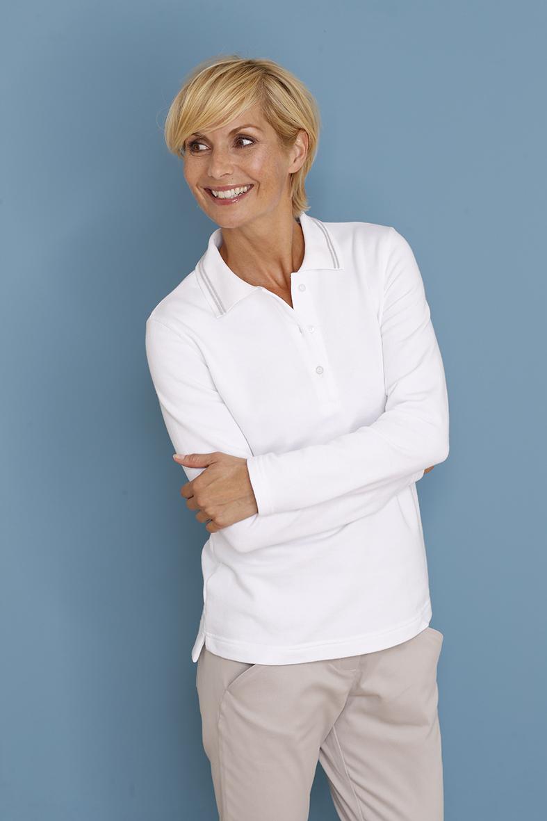 Medea - Weiss - Polo-Sweatshirt