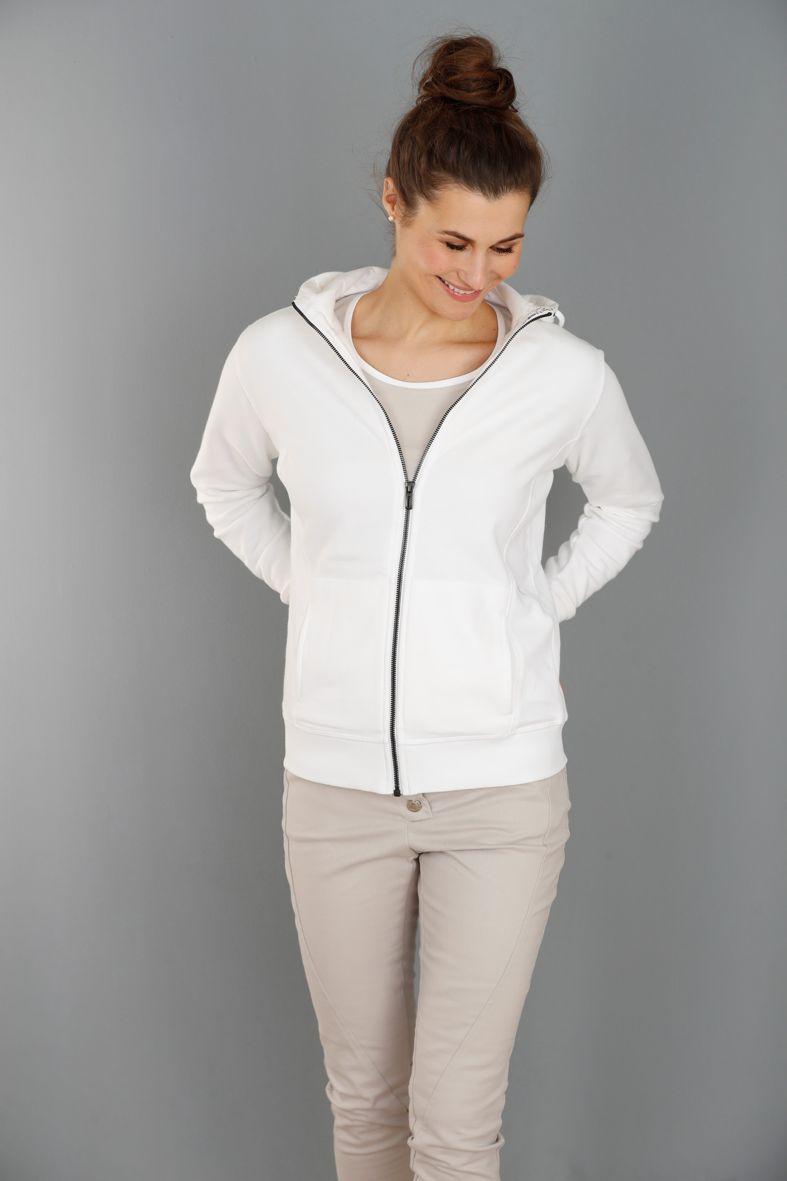 Thisa - Weiss - Kapuzenjacke